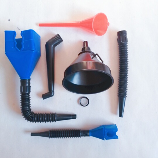 Imbuto Quadrato Per Olio E Carburante, In Plastica Blu, 30 Cm – Versatile Per Cucina, Auto E Officina