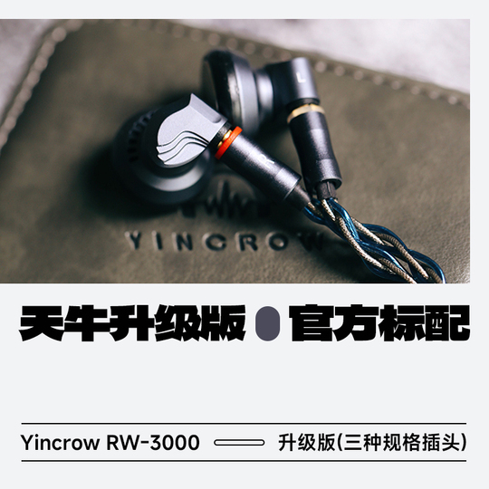Yincrow RW3000 HiFiヘッドホン - 1.2m有線イヤホン