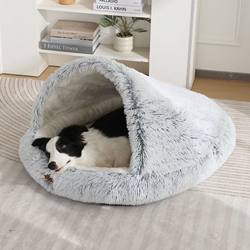 Removable and Washable Waterproof Memory Foam Autumn and Winter Warm Cat Bed Pet Bed Dog Bed Semi-Enclosed Windproof Cat House