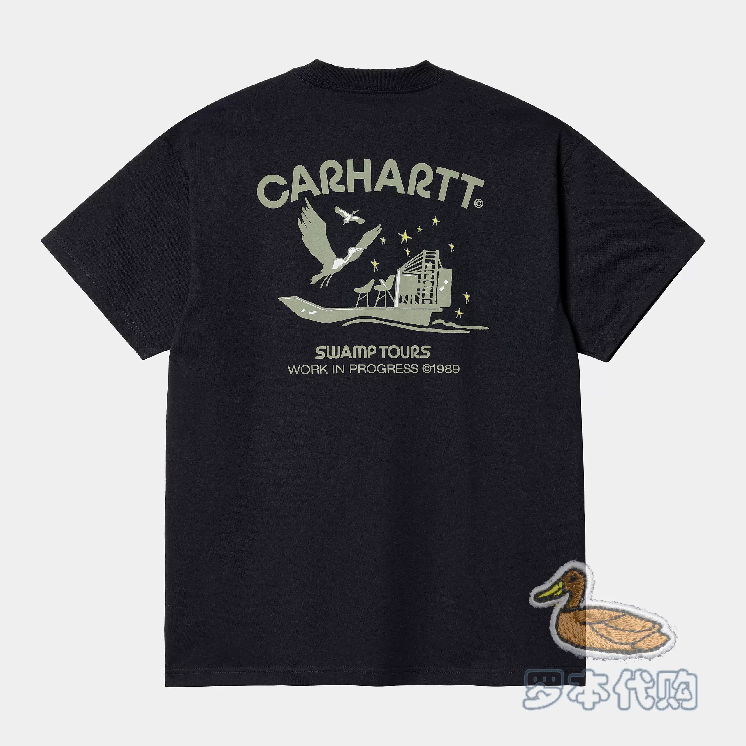 Carhartt WIP Swamp Tours T-Shirt沼泽之旅主题短袖半袖T恤SS23-Taobao