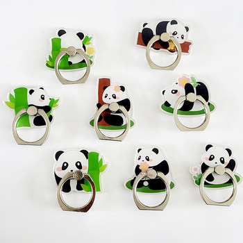 
8 types of panda ring buckle holders with 360 degree rotation