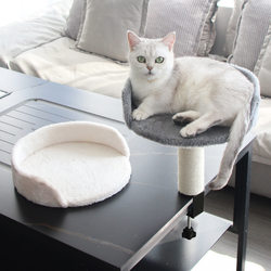 Desktop Cat Climbing Frame Floating Stand Cat Bed for Home Use in Small Apartments, Does Not Take up Space, Specifically for Large Cats, Office Desk Hanging Table