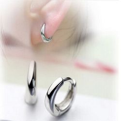 No Need to Remove Earrings When Sleeping, Korean Fashion Earrings for Men and Women, Smooth Earrings, Hoop Earrings, Jewelry, Valentine's Day Gift