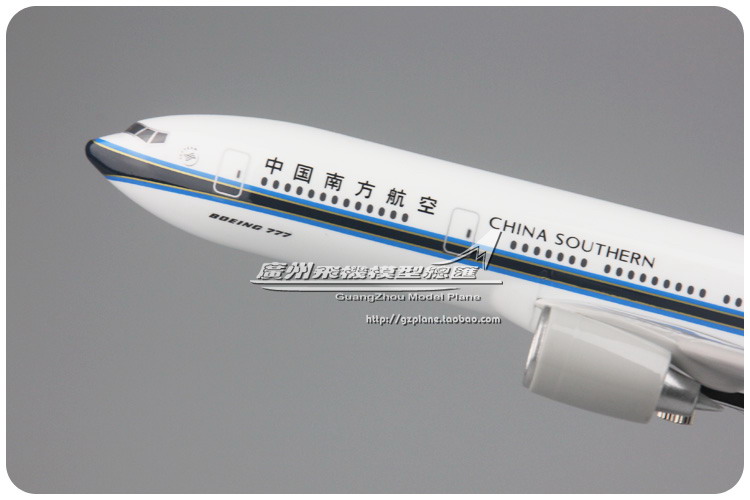 China Southern Airlines Boeing B777 resin simulation passenger aircraft ...