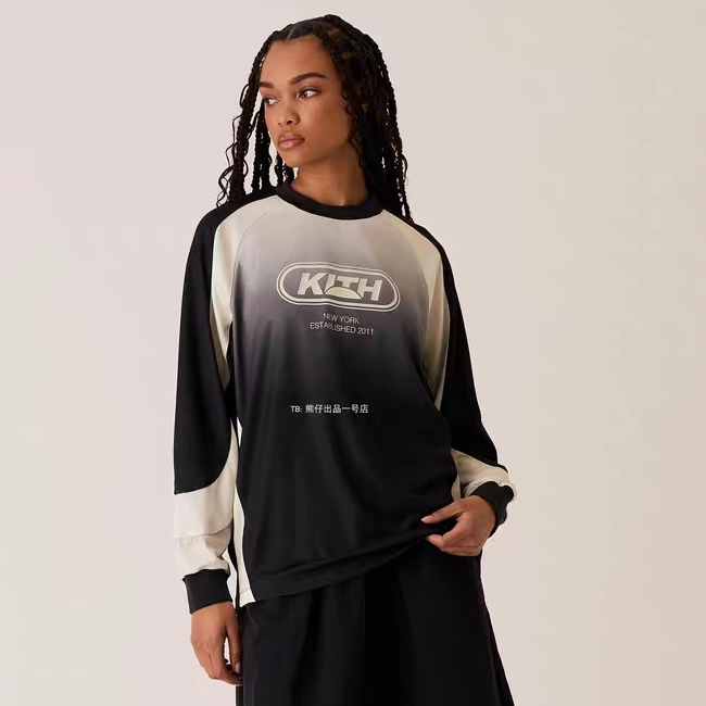 Kith Women Ridley Panelled Tech ロンT XL ☆24AW☆Kith Women