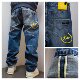 Fenom Fujiwara C10 Yellow Light Power Tanning Naoming Loose 15oz Heavy Murry Wouring Jeans
