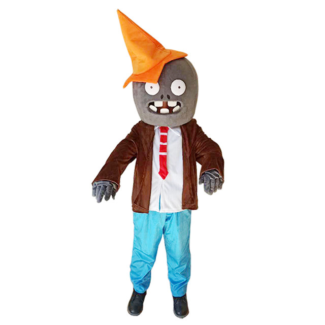 Plants vs. Zombies doll costume Halloween cos children show pea ice ...