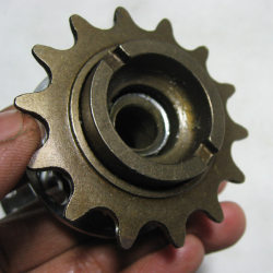 Bicycle flywheel small diameter 14 teeth modification