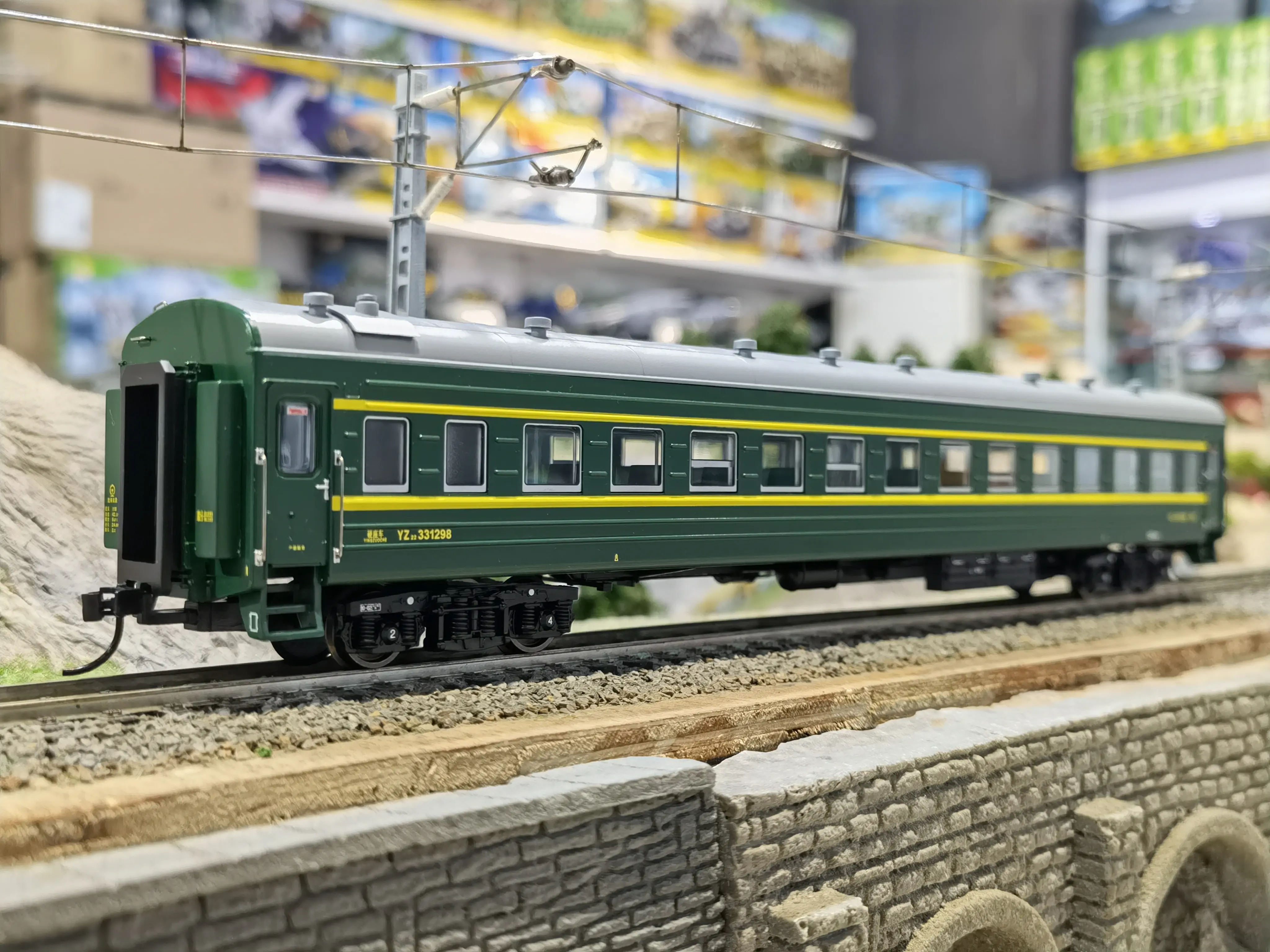 中国国鉄22型,25型客車 HOゲージ8両セット Bachmann China,火車花園