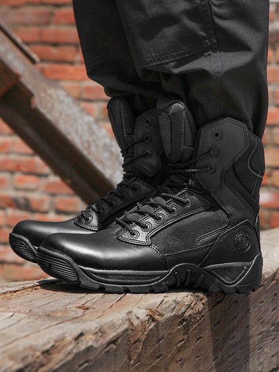 NEWROCK　ミリタリーブーツ 黒 ハイカット レザー ニューロック（NEWROCK） ブーツ NEW ROCK/ニューロック/M-1011-S1