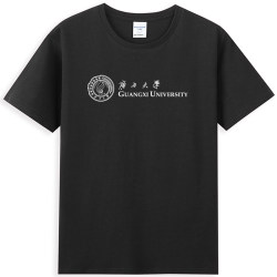 New Guangxi University T-Shirt Class Uniform Campus Gxu Souvenir Graduation Short-Sleeve Pure Cotton School Uniform Summer Large Size Half-Sleeve