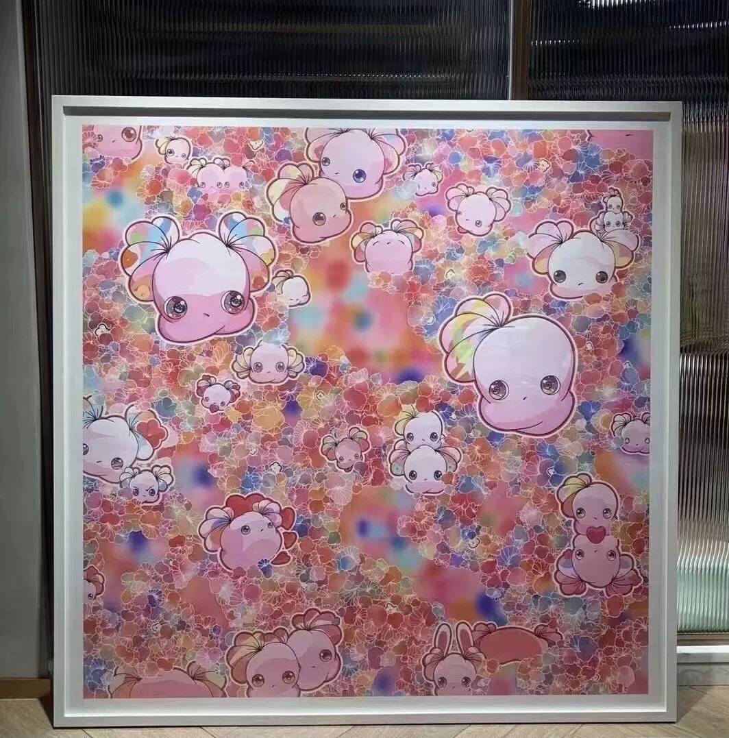 日本年輕藝術家丸山純奈夢見系列版畫夢見蟲大尺寸繼夢見鳥後版畫