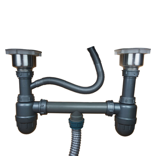 Accesorios De Tubería De Drenaje Para Fregadero De Cocina, Manguera De Drenaje De Tubo De Alcantarillado Resistente Facil De Instalar Extensible Estilo A