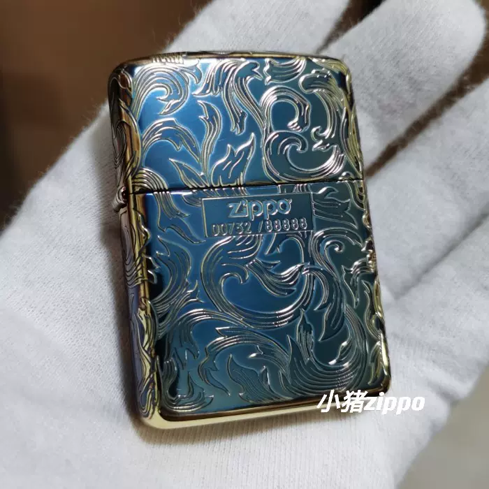 80年'SLIM ZIPPO 定番柄 未使用品-