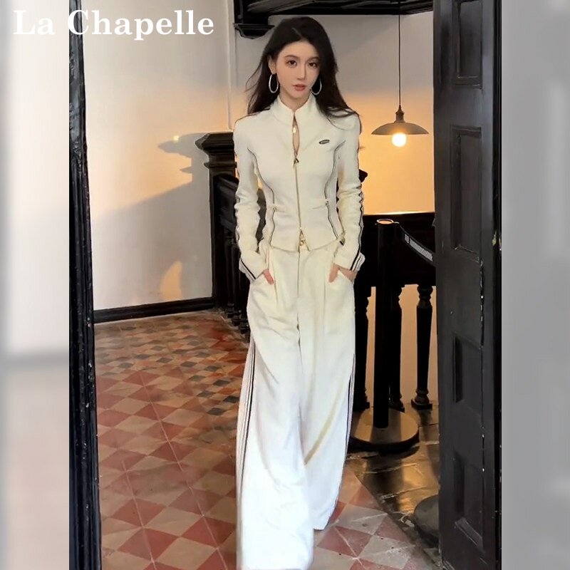 La Chapelle супер популярный повседневный спортивный костюм высокого класса для женщин на весну и осень — новый стиль