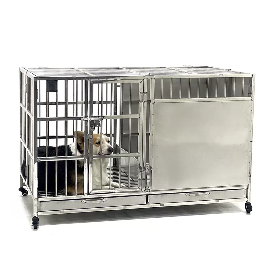 狗狗产房不锈钢繁殖笼子宠物生产窝生育箱待产期防压中