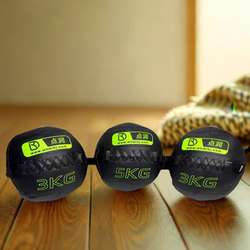 Fitness Medicine Ball 3kg Non-Elastic Core Strength Training Small Ball Solid Gravity Ball Stable Non-Rebound Fitness Ball