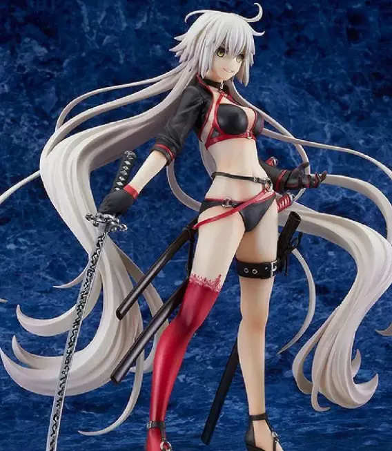 美少女 fgo 黑贞德 泳装 狂贞德 1/7 手办摆件模型公仔盒装礼物