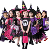 Halloween children,s costume witch girl witch costume princess clothes vampire cosplay costumes