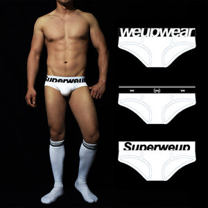 
Three WeUp men's underwear, cotton low waist sports sexy home, briefs, men's shorts, underwear, men's underwear