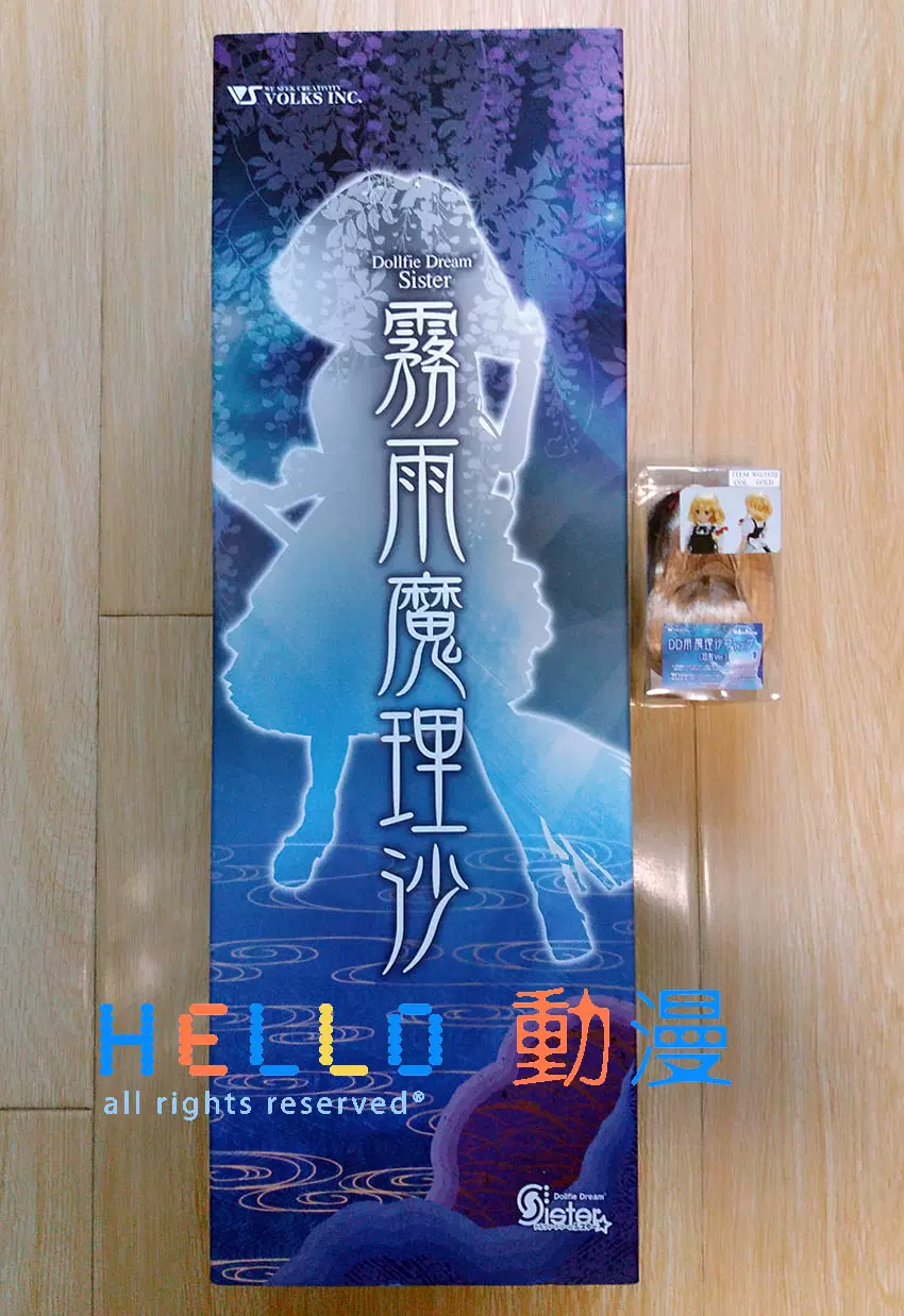 大陸現貨volks 東方project Dds 霧雨霧雨魔理沙 短髮包郵