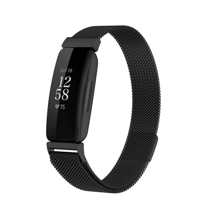 适用Fitbit inspire2智能手环替换表带2代不锈钢金属米兰时尚腕带-Taobao