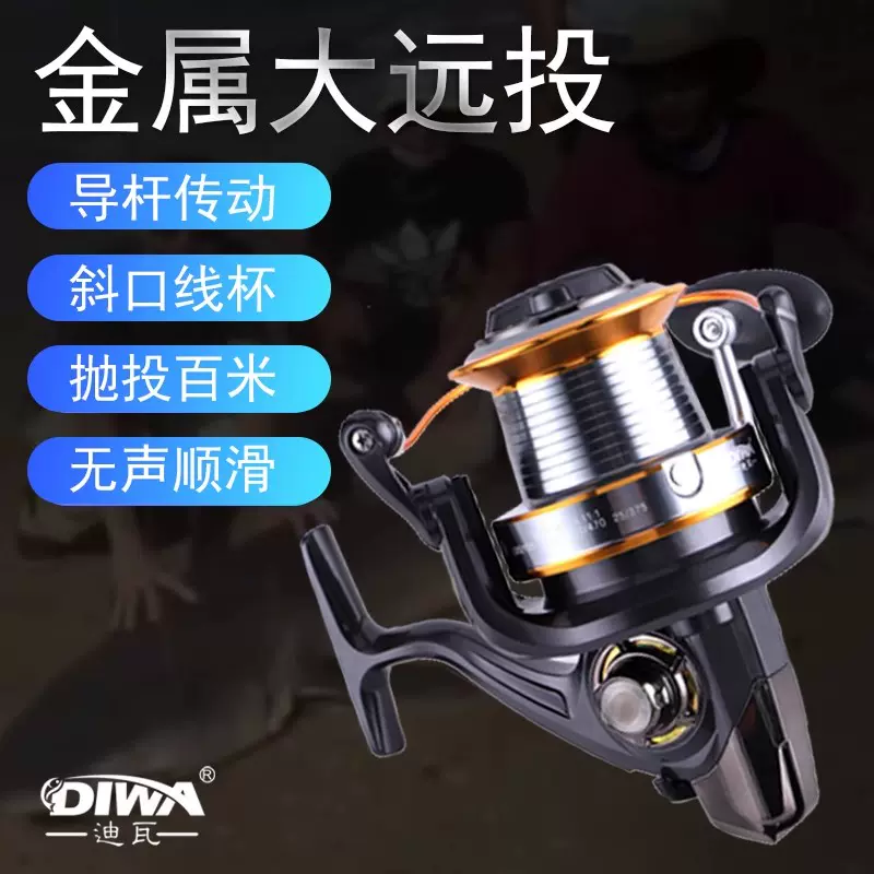 Spinning Fishing Reel FK系列深灰13+1轴无间隙金属路亚渔线轮-Taobao
