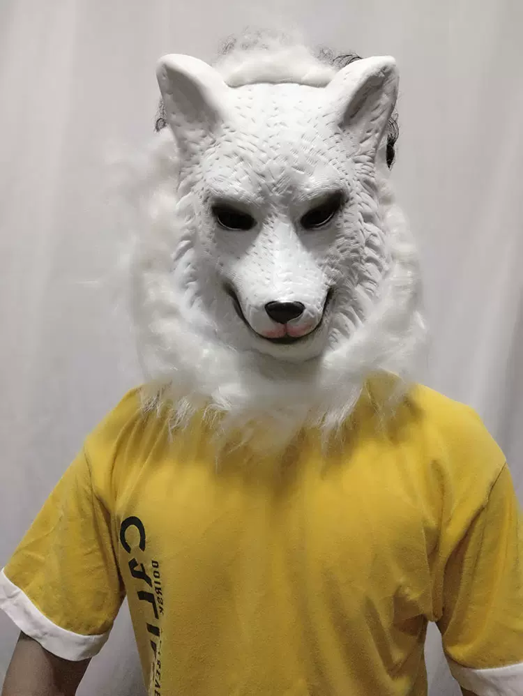 西遊記動物妖精妖怪獅子老虎豹子狼面具成人兒童小妖面具服裝