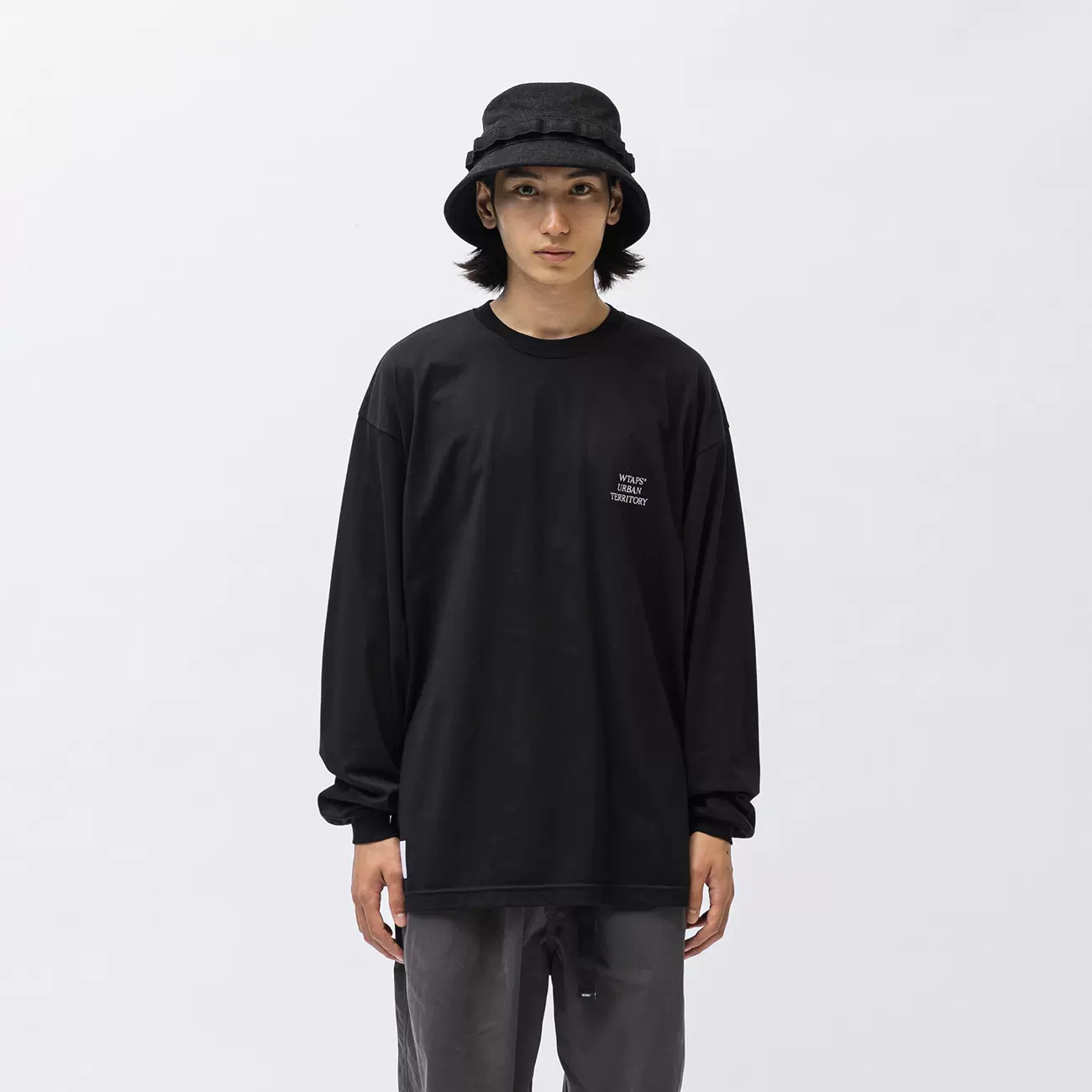 WTAPS BDY 01/LS/COTTON.TEXTILE.BRACKETS条纹短袖T恤23AW-Taobao