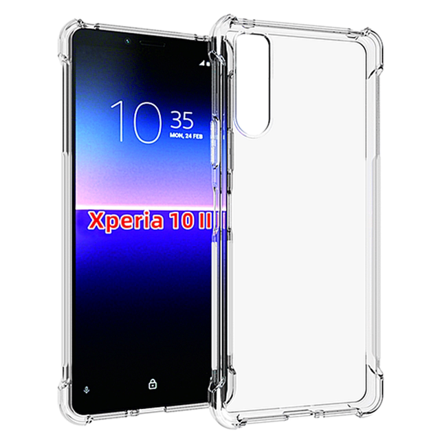 Leder-Hülle Für Sony Xperia 10 II Mit Kartenschlitz & Ständer – Schwarz