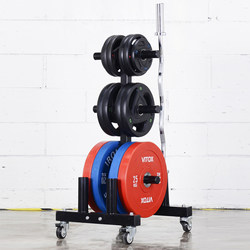 Barbell Plate Barbell Bar Storage Rack, Squat, Deadlift, Bench Press, Arm Muscle Training, Movable Rack, Storage Rack, Large Hole Plate