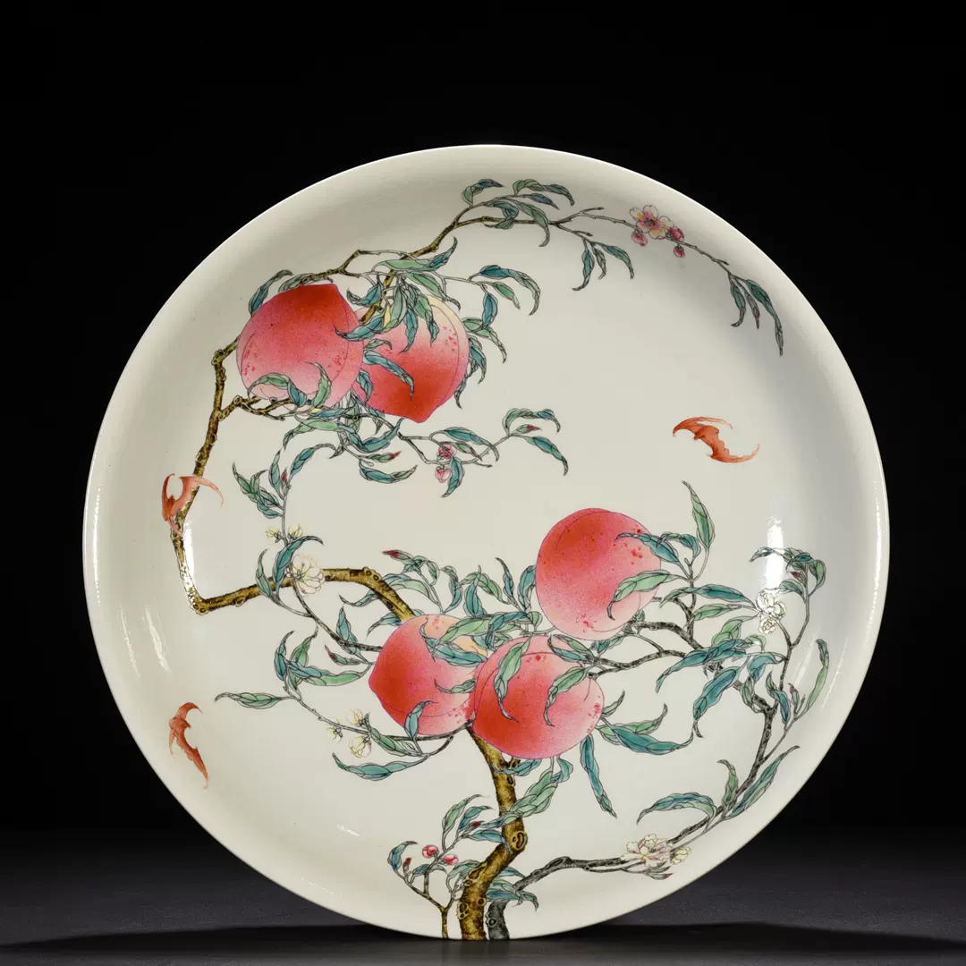 明・宣德年製款・古陶瓷品・青花・五彩・魚藻紋・供碗・陶藝』