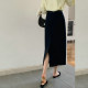 High-end high-waist suit skirt, large-size skirt, autumn and winter small mid-length commuting and slim long skirt for women new style
