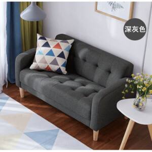 Sofa small apartment double simple office simple economic living room fabric rental bedroom apartment apartment clothing store