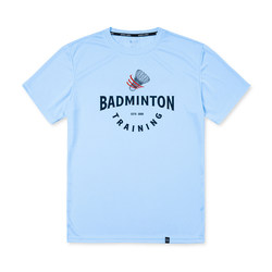 Badminton Quick-Drying Short-Sleeved T-Shirt Cultural Shirt for Men and Women, Lightweight Sports Sweat-Absorbent Skin-Friendly Playing Clothes, Competition Training Clothes t