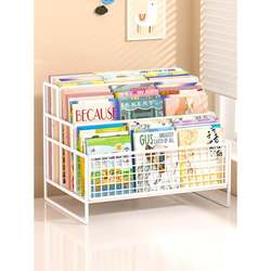Bookshelf Desktop Children's Picture Book Rack Bedside Table Bay Window Storage Rack Baby Reading Table Integrated Small Storage Box