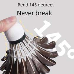 Badminton Professional Competition Training Goose Feather Ball, Windproof, Durable, Stable Flight, Genuine Indoor and Outdoor Competition Ball