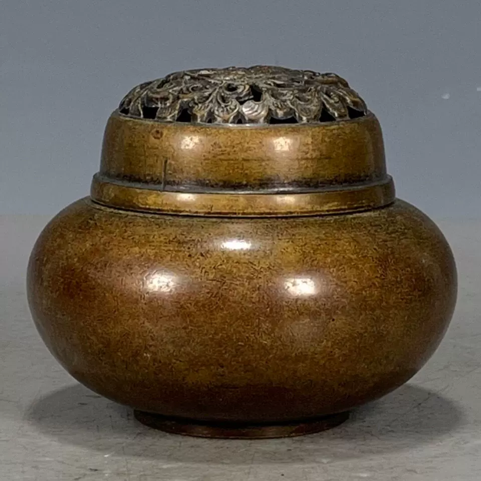 古玩杂项古董旧货铜器明宣德香炉熏香炉包老保真收藏品全品老物件-Taobao