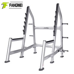 Open-Frame Professional Barbell Bench Press Rack, Free Squat Rack, Commercial Integrated Weightlifting Home Gym Gantry Rack
