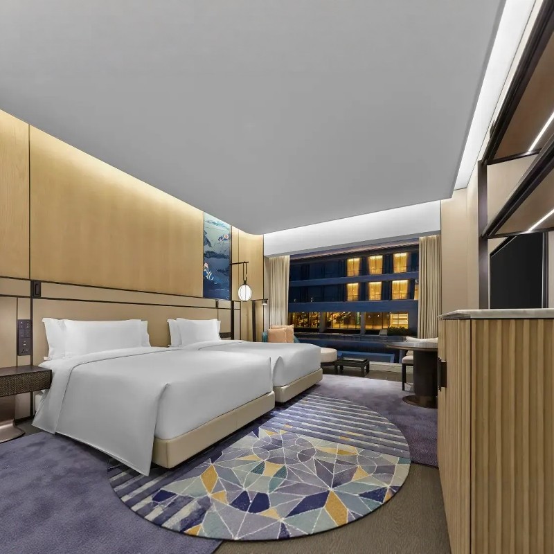 【乐享】金秋美景苏州姑苏老城新中式高端酒店雅庭双床房2天1夜+留园+狮子林