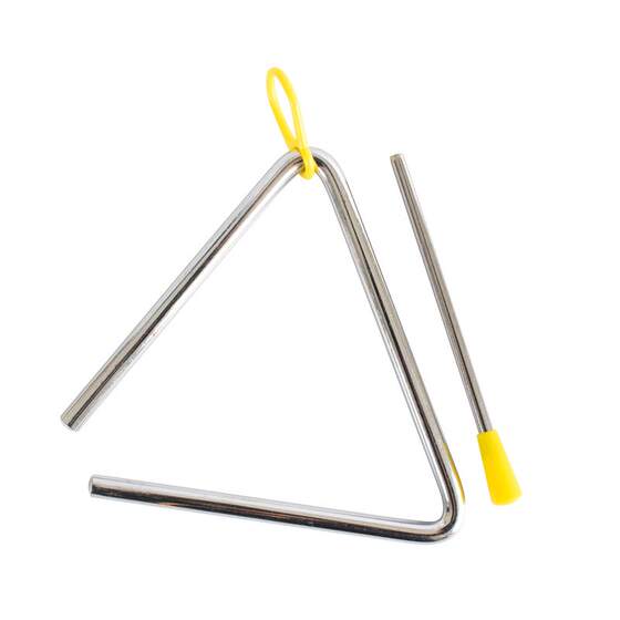 Professional percussion instrument for primary and secondary school children in kindergarten, Orff triangle bell, thickened triangular iron 4 inches 5/6/7 inches