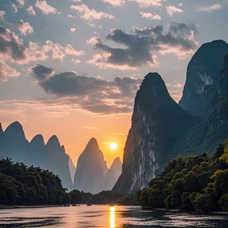 广西旅行丨桂林融创施柏阁酒店2天1晚套餐+自助早餐+漓江风景区三星游船(桂林-阳朔)