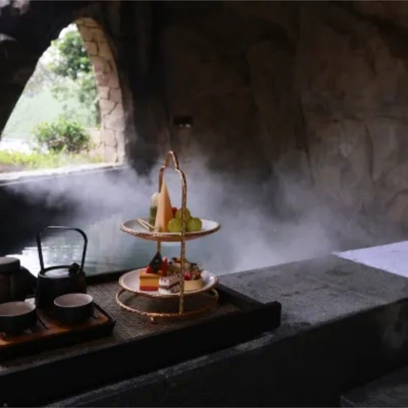 【周末不加价/别墅】安吉·君澜老庄山居汤泉度假酒店+双早+汤泉+汉服+旅拍+乌篷船