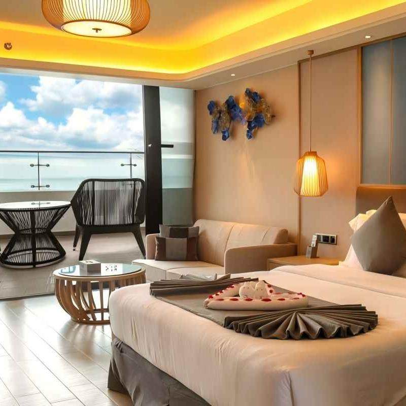 惠州惠东双月湾享海假日酒店 卓越海景房3天2晚+双早