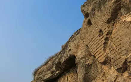 龙门石壁图片