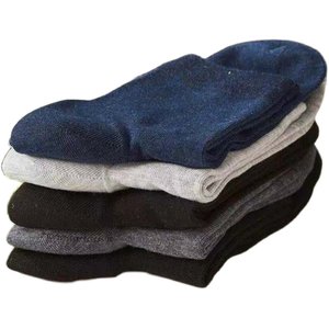 5 Double -pretending socks Remember to prevent crack socks, socks, socks, feet, feet, fissure and fissure socks, men and women thick cotton heels
