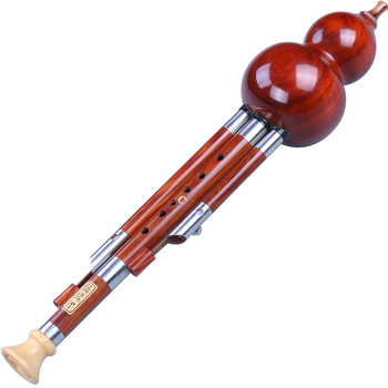 Blue peacock cucurbit mahogany professional ethnic musical instrument