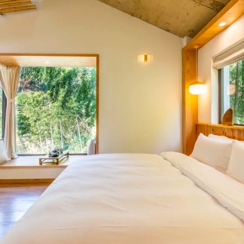 【私汤房可选】莫干山莫骊民宿2晚双早/晚餐/汉服/和服体验等,享泡汤之旅