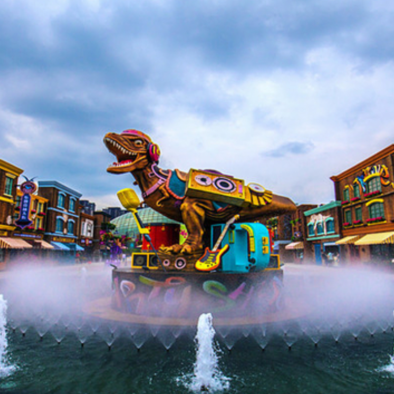 常州景尚恐龙主题酒店/周边酒店1晚+双人恐龙园2日无限次门票+双早