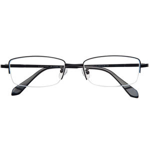 
Leshen myopia glasses frame men's ultra-light business half-frame titanium alloy small frame half-frame with eye frame women's
